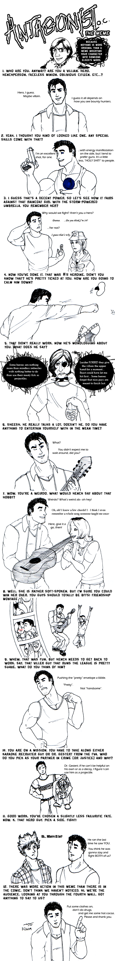 Antagonist Original Character Meme Entry #1